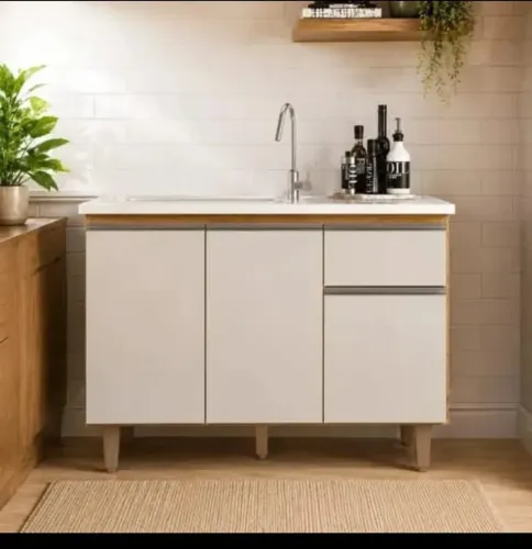 Balcão com pia inox novo Garantia entrega hoje 