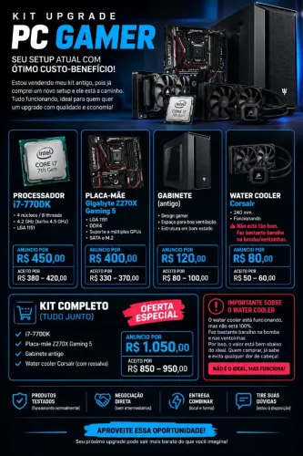Kit i7 7700k