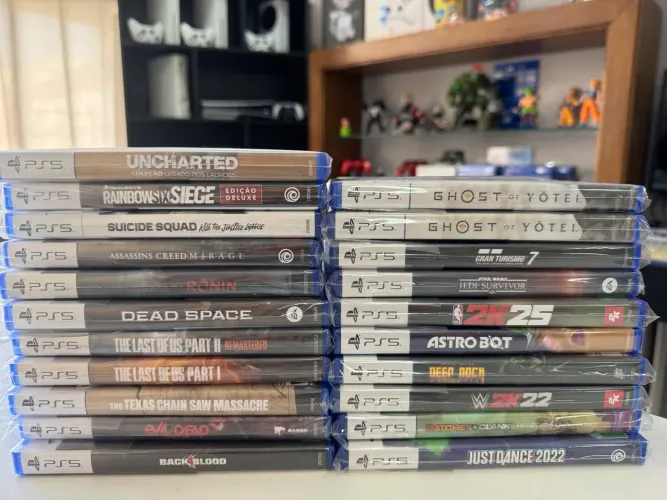 Jogos Ps5 preços na legenda (LOJA FÍSICA)