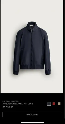 jaqueta relaxed fit - g