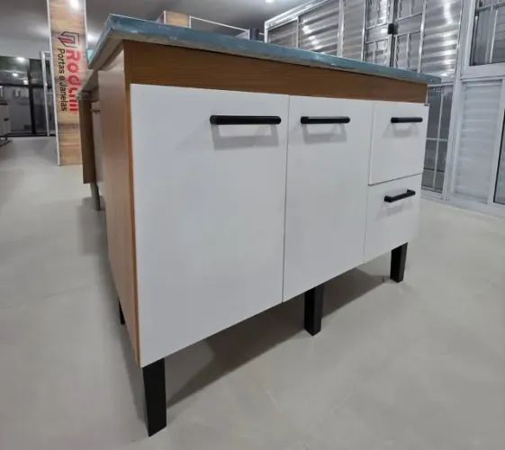 GABINETE PARA COZINHA 114CM R$ 389,99  -  FALAR COM LUCÍRIA