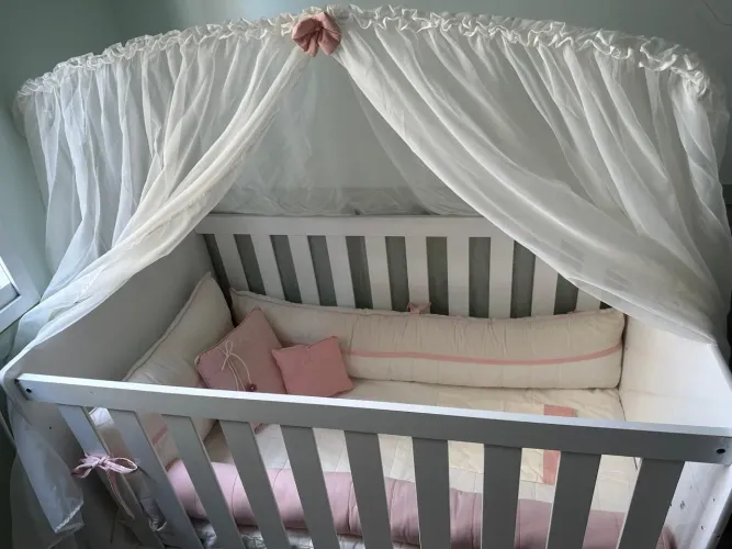 Berço <br>o Americano 3 em 1 + Kit Berço Completo<br>Berço Americano 3 em 1 + Kit Berço Completo