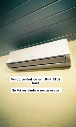 Central de ar 18mil BTUs