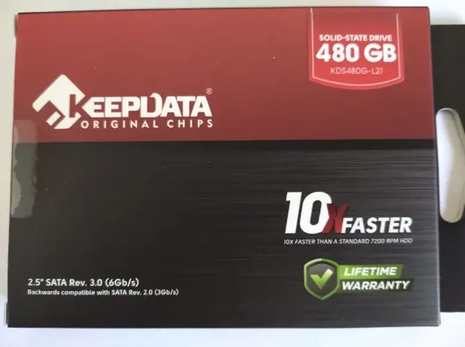 HD ssd Keepdata 480gb Sata 3 KDS480G-L21 550mb/s - novo