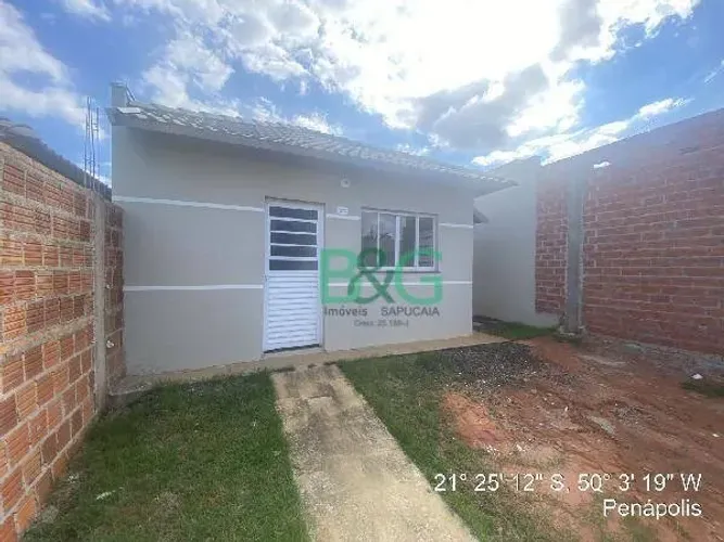 Casa com 2 dormitórios à venda, 44 m² por R$ 101.926,27 - Residencial Mais Solar Penápolis