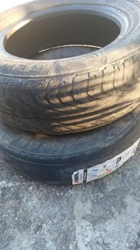 Pneu Fiat Uno Mille usado ARO 13 Kit 2 Pneus