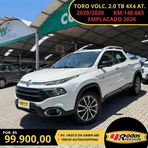 Fiat Toro Volcano 2.0 16V 4X4 TB Diesel Aut. 2020
