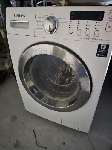 Máquina Samsung Lava e Seca 13kg Ecobbuble Digital Inverter (precisa trocar a triseta) 