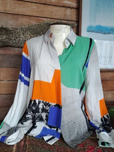 Camisa de seda