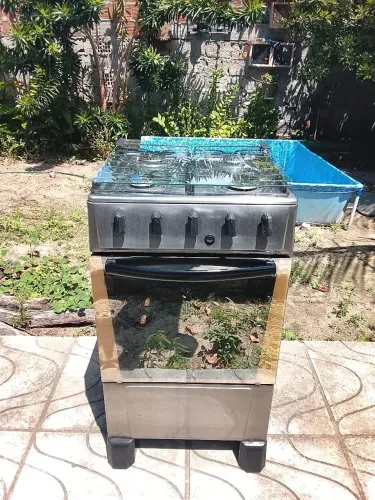 Fogão Atlas inox 4 bocas top entrega grátis pra toda João pessoa