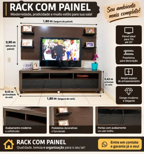 Rack e Painel para TV