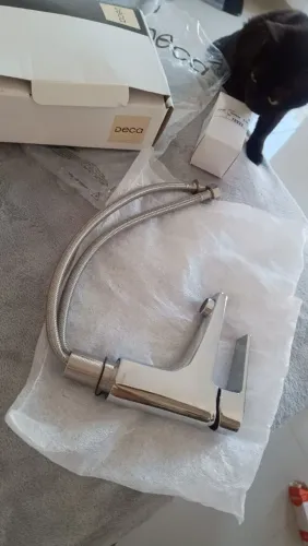 Torneira Monocomando de Pia para Banheiro com Bica Baixa Cromada Level Deca R$500.00