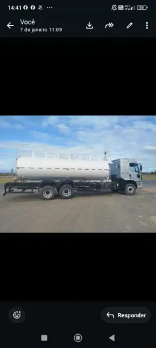 Caminhão pipa para locação imediata 