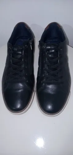 Sapatenis Pegada ( casual Wear/ masculino) em couro legítimo. Tam.40. Usado.
