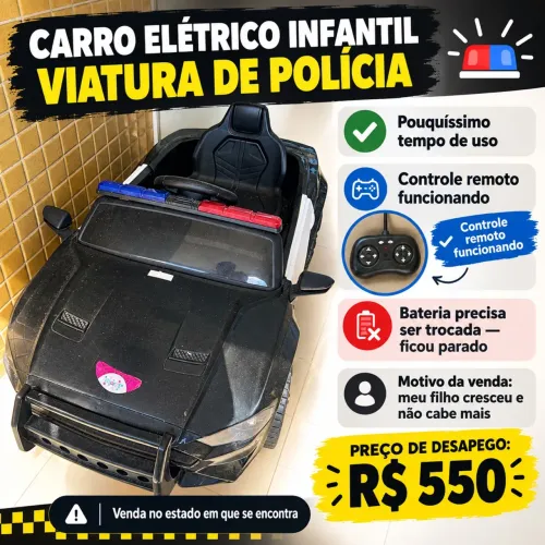 Carro elétrico infantil