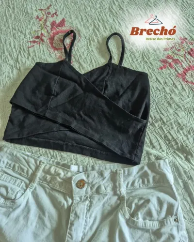 Cropped Preto