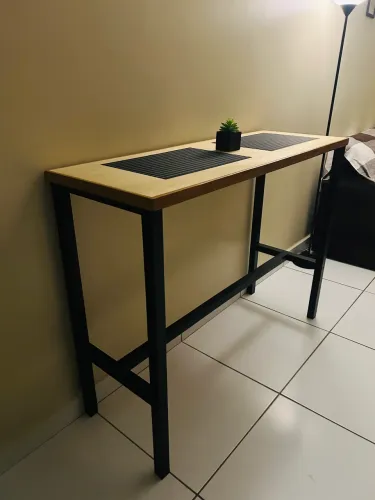 Mesa rústica dois lugares