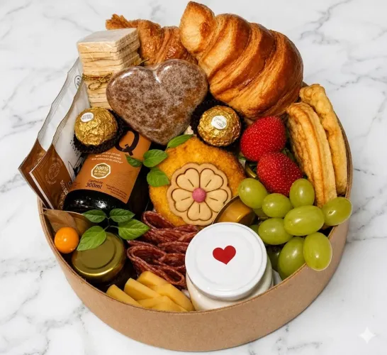 Você é Especial! Cesta de café da manhã dia das Mães