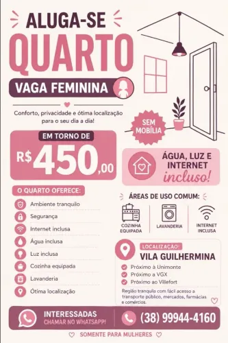 Aluga-se quarto
