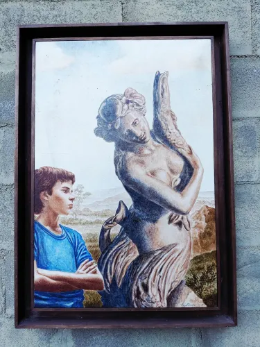 Quadro Antigo original - grande - maravilhoso