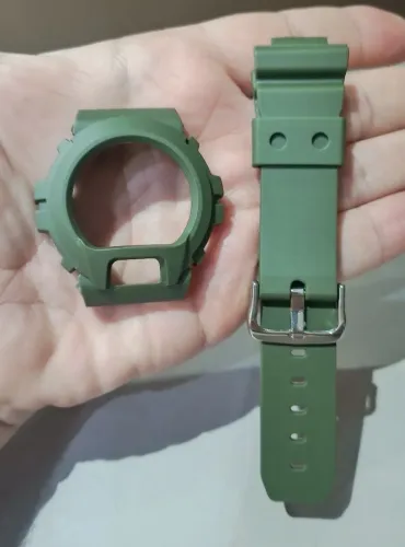 Belém e pulseira G Shock DW 6600 ou DW 6900 verde militar