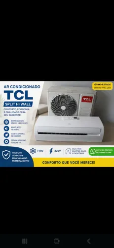 Ar Condicionado Split Hi Wall TCL 220V - Frio (Ótimo Estado / Testado)