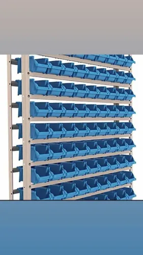 Estante gaveteiro com 108 gavetas azul N3