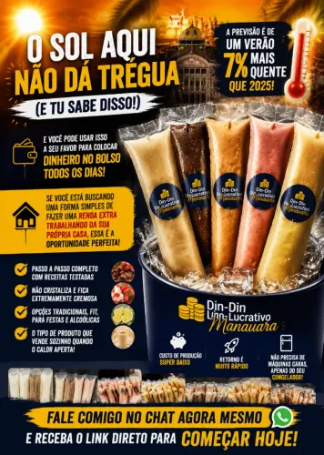 RENDA EXTRA COM O CALORÃO DE MANAUS ATÉ DE CASA