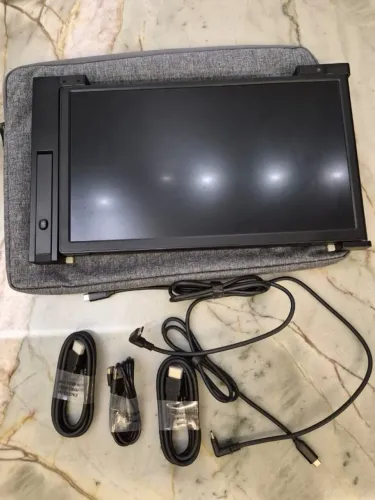 EVICIV-Monitor Portátil de Tela Tripla