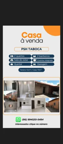VENDE-SE CASA NA TABOCA