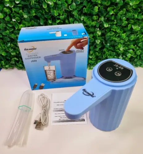 Bomba Elétrica para Galão de Água USB Recarregável Dispenser Automático Portátil