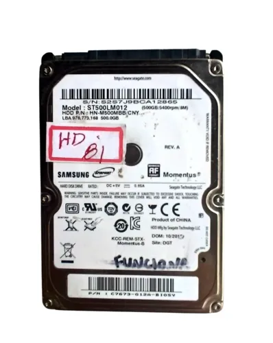 WINCHESTER HD SAMSUNG ST500LM012500GB HD81