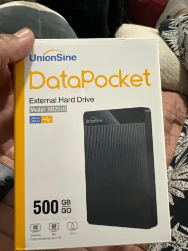 Hd externo 500 gb novo