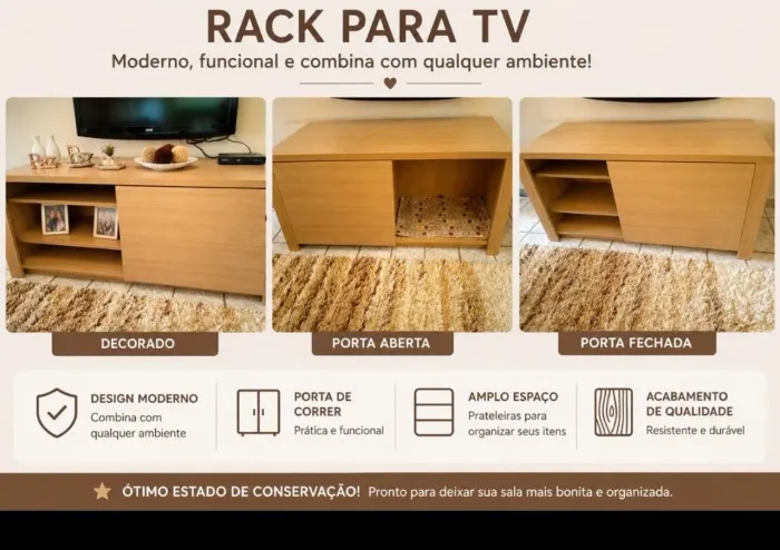 Rack material de 1°qualidade 