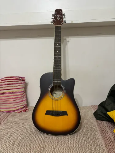 Violão Seizi Baby Tokyo Cutaway Brown Burst