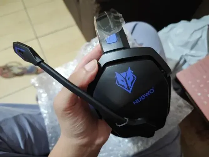 Headset Sem Fio NUBWO G06 Preto/Azul NOVO