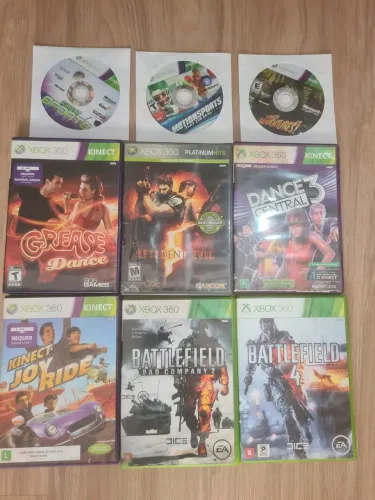 Jogos Xbox 360 originais (lote)