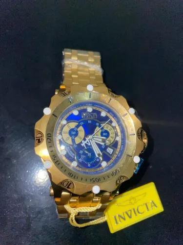 Relógio Masculino Invicta Venom Hybrid Banhado a Ouro