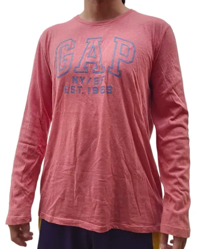 Camiseta manga longa GAP tam.M importada gringa n e ck diesel zara