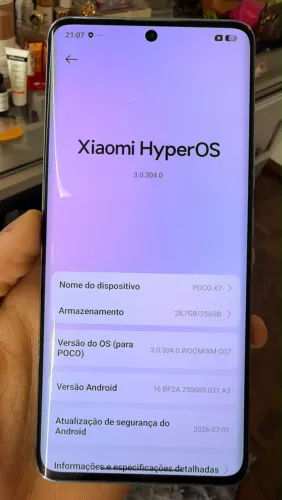 Celular Xiaomi Poco x7 256gb
