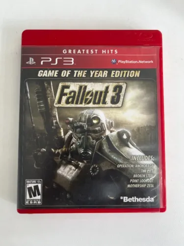 JOGO FALLOUT 3 GAME OF THE YEAR EDITION SEMINOVO - PS3 JOGO FALLOUT 3 GAME OF THE YEAR