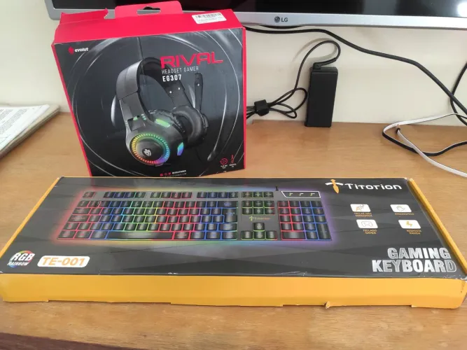 Kit gamer novo