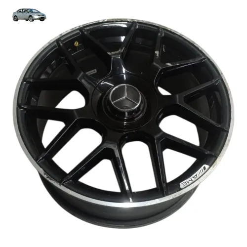 Roda Aro 19 5x112 Mercedes c230 2004 Reformar Preto