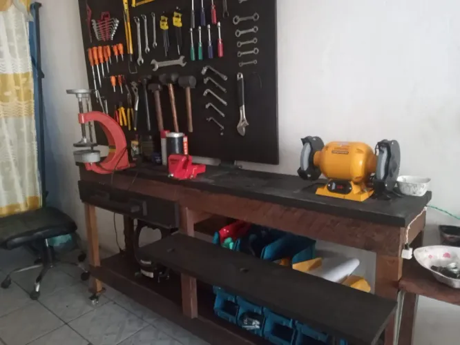 Oficina de bicicleta completa