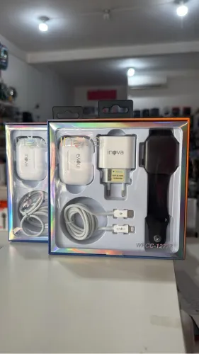 Kit carregador+ smart+ fone via Bluetooth