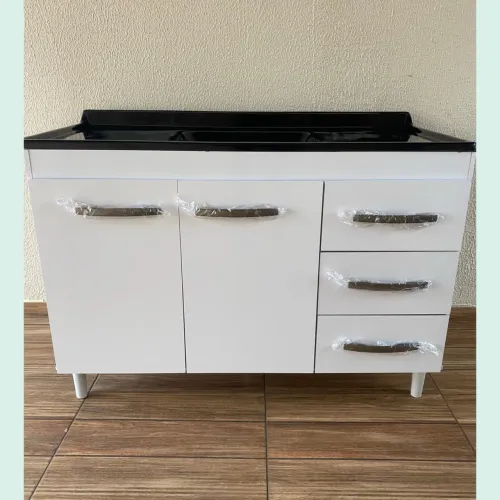 Balcão de pia mais armário aéreo 1.20cm - entrego