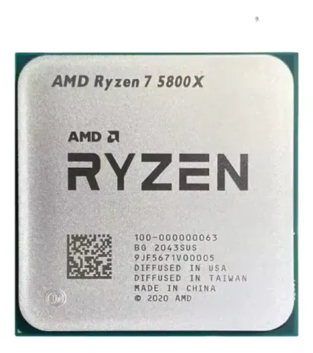 Processador AMD Ryzen 7 5800X 8 Núcleos AM4 - OEM