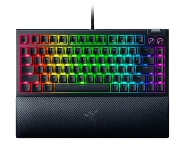 TECLADO RAZER BLACKWIDOW V4 USB MEC RGB PRETO RZ03