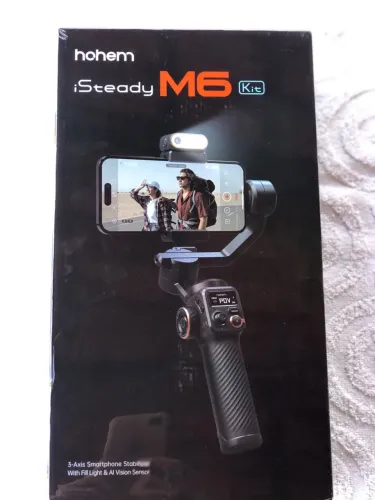 GIMBAL PROFISSIONAL M6 ? NOVO, LACRADO NA CAIXA!