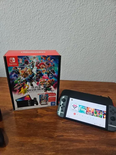 Nintendo Switch oled DESBLOQUEADO especial excelente estado